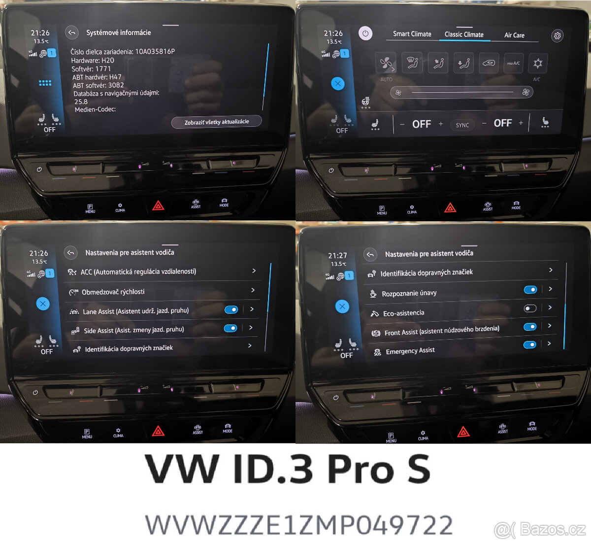 VW ID.3 Pro S 150kw, 77 kWh baterie, TČ, LED MATRIX, kamera - 10