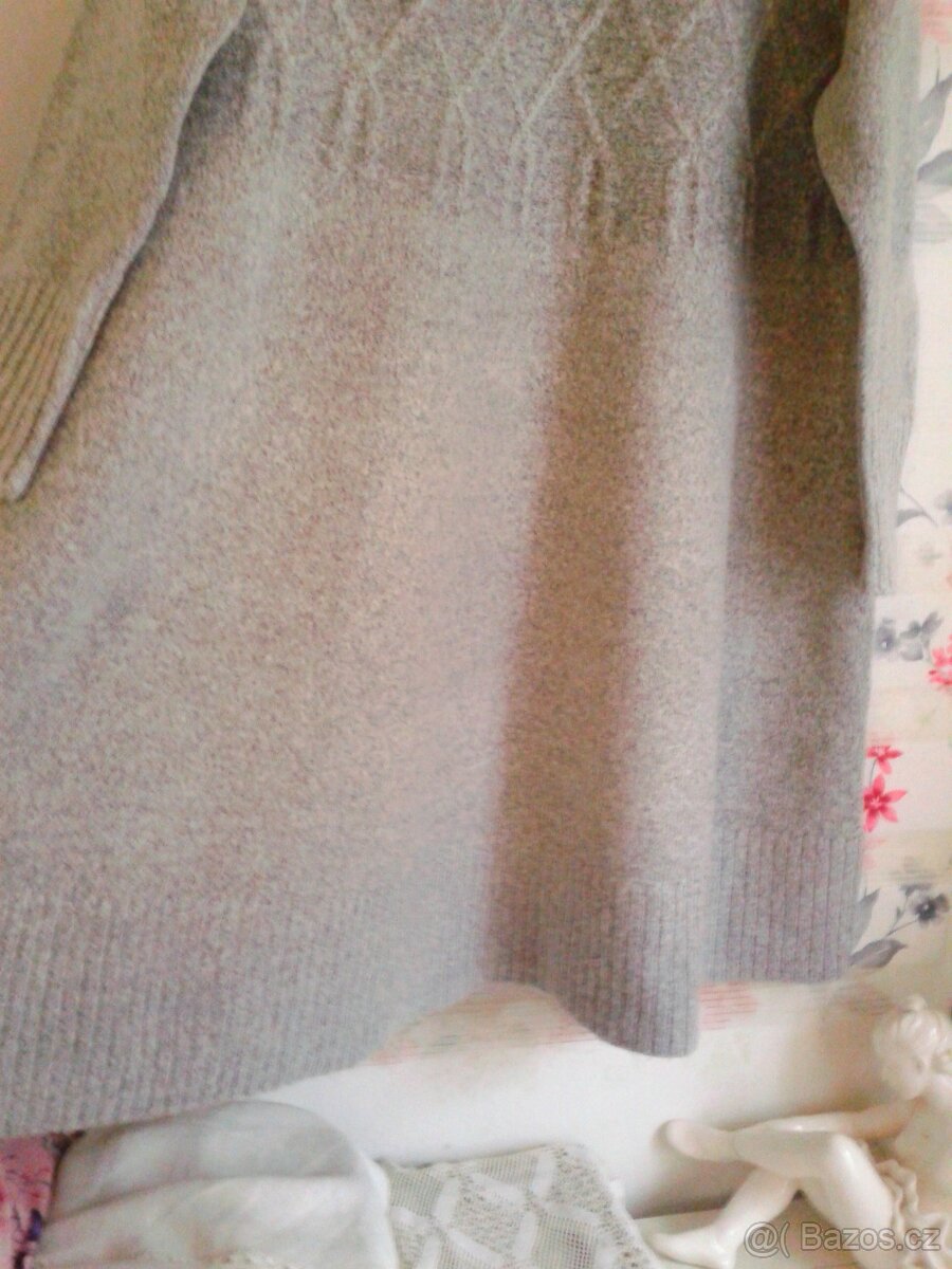 Moc teplé pletené šaty 46/48 - 10
