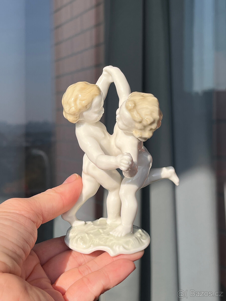 Hutschenreuther Sběratelská soška Putti 12 cm - 10
