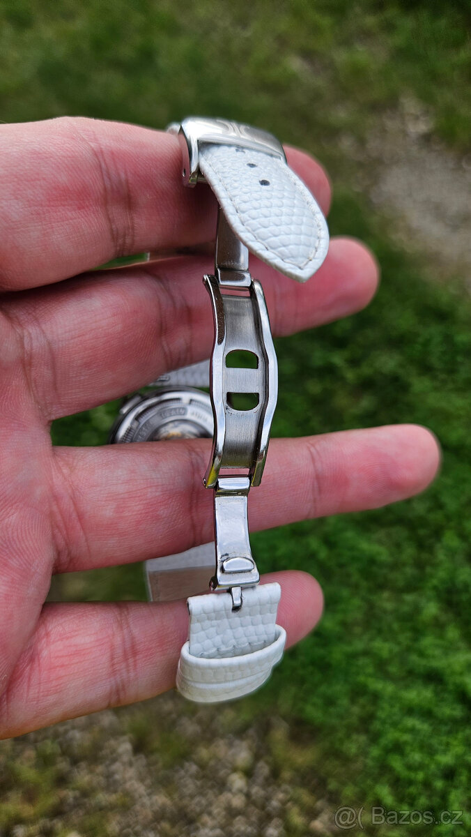 Diamantové automatické dámske hodinky DIC A9261A biele - 10