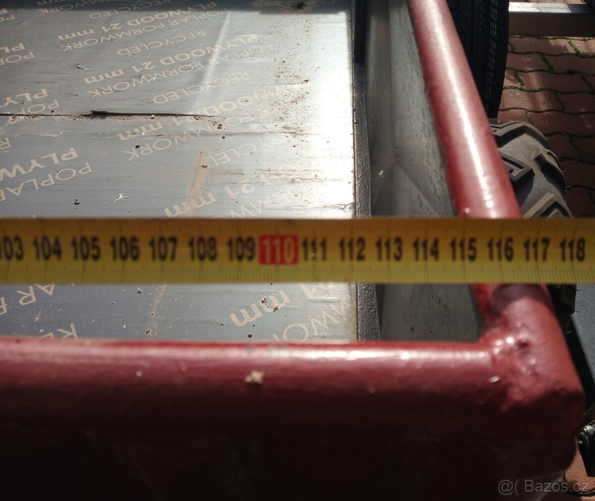 Vlečka, přívěs, vozík za traktor, frézu, malotraktor, TK14 - 10