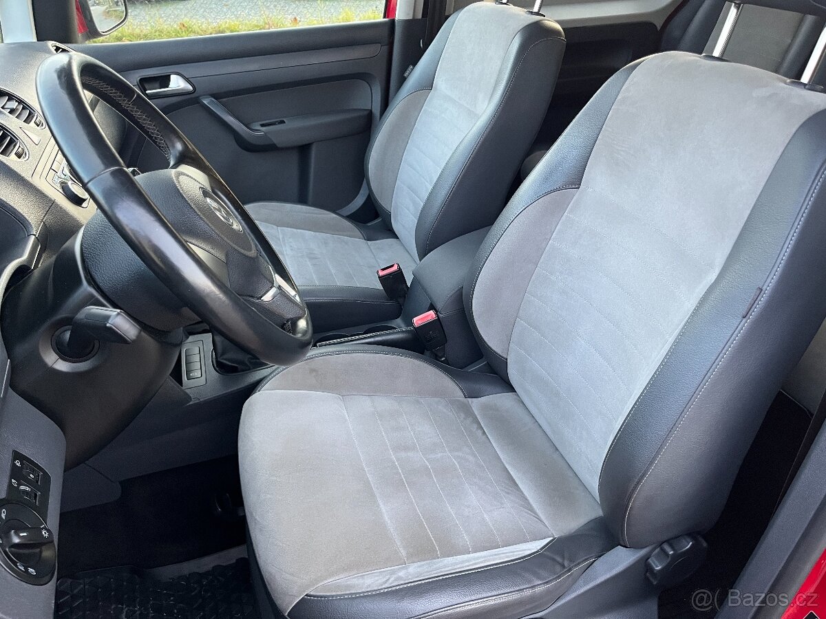 Vw Caddy 2.0tdi 103 kw 7.míst po servisu závěs vyhř.sedačky - 10