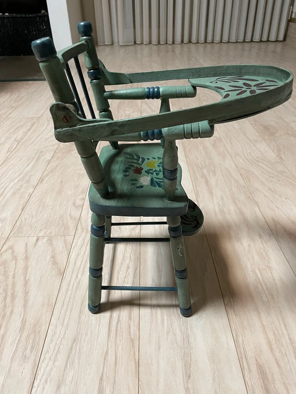 Starožitná židlička, stolička pro panenky 1945 - 10