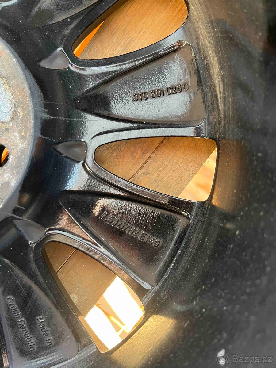 Alu kola 5x112, 7,5Jx17 H2, ET49 - 10