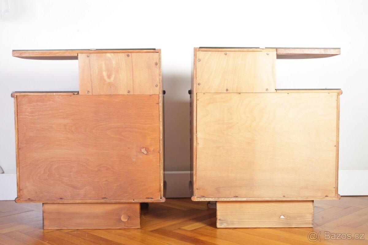 Noční Stolky Ořech Renovace - 10