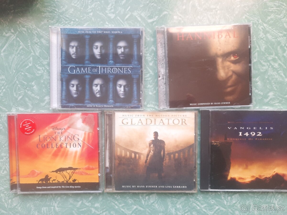 Zbírka CD soundrackov - 10