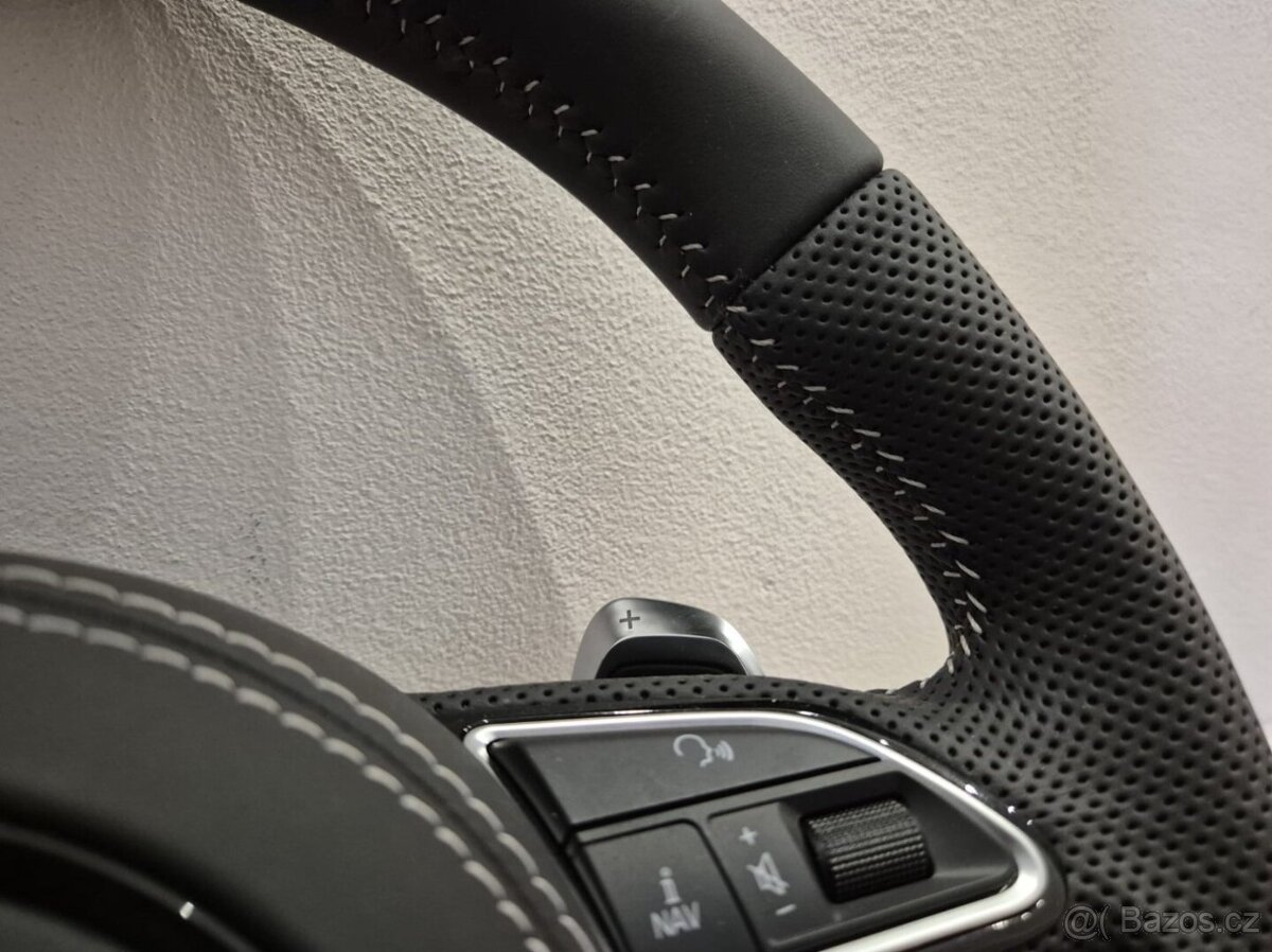 VOLANT AUDI KOŽENÝ MULTIFUNKCNY + airbag + PADLA - 10