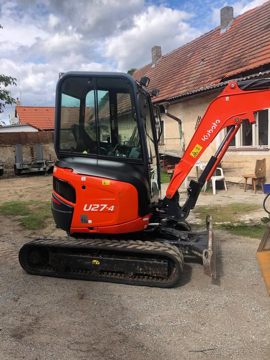 Pásový bagr Kubota U27 - 4 - 10