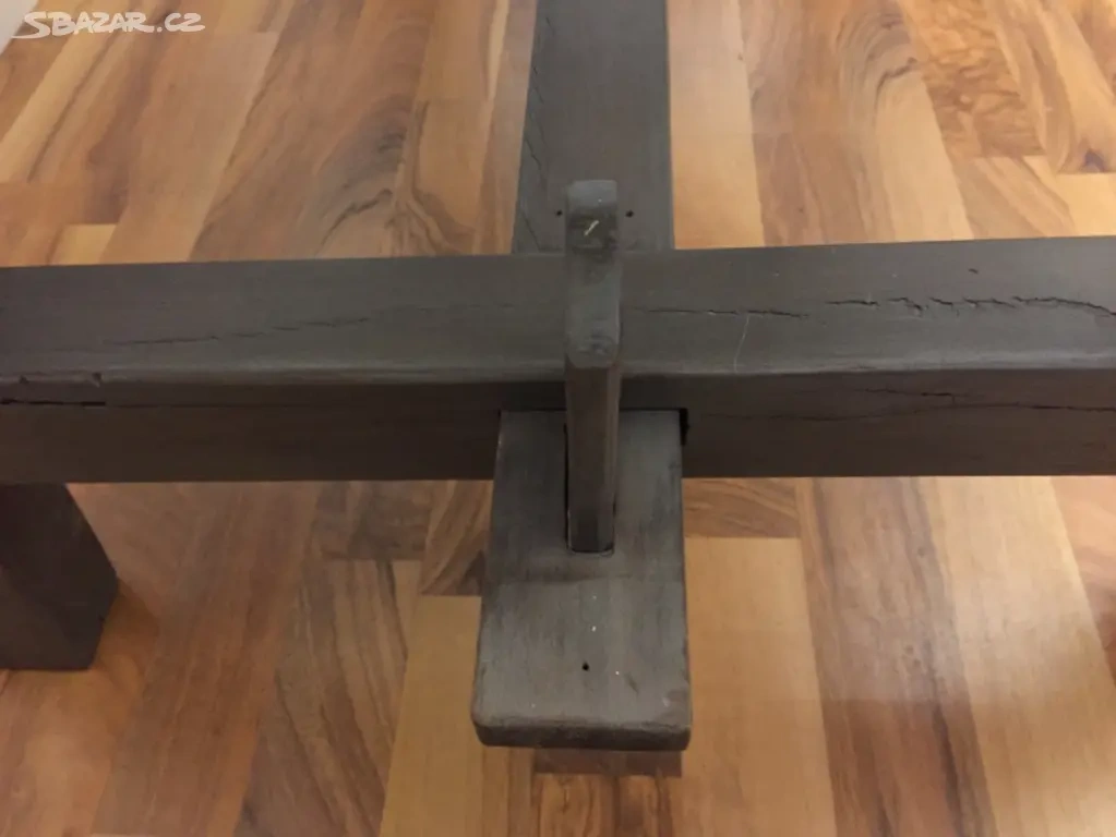 Rustikální masivní psací stůl, výrobce Loberon - 10