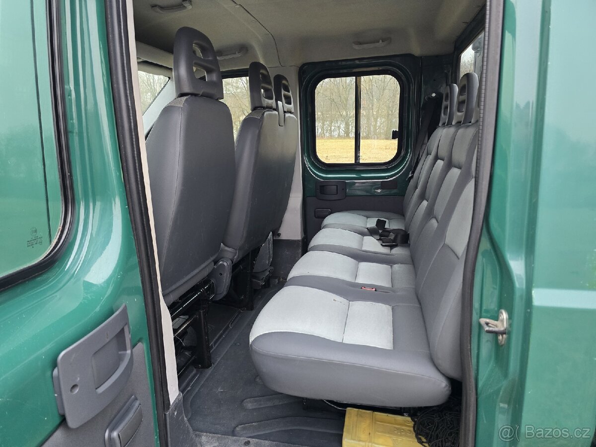 Fiat ducato 2.3jtd valník 7 míst 109 000km MAXI - 10