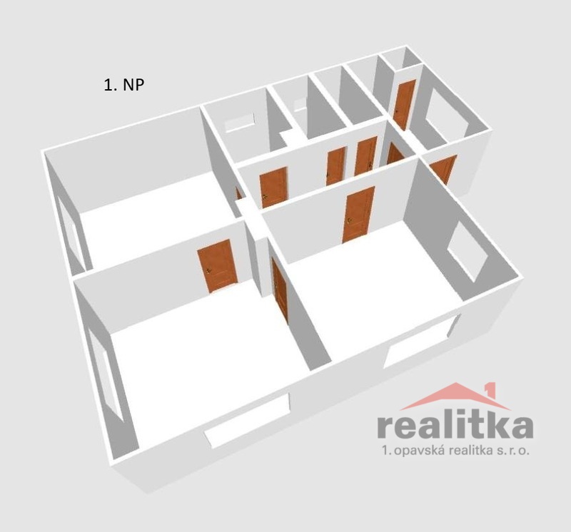 Prodej dvougeneračního domu se dvěma byty 3+kk, garáží a zah - 10