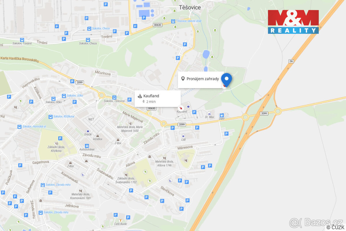 Pronájem zahrady, 963 m², Těšovice - 10