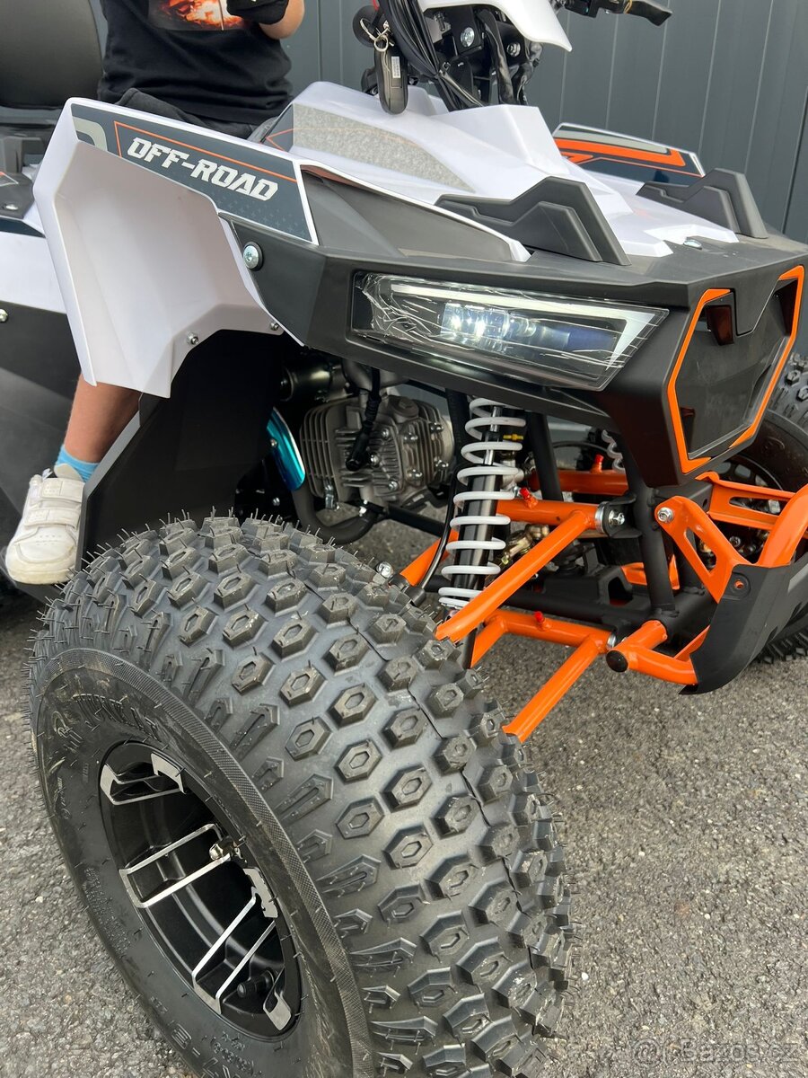 Dětská čtyřkolka FUN 125cc 3G8 - bílo oranžová model 2026 - 10