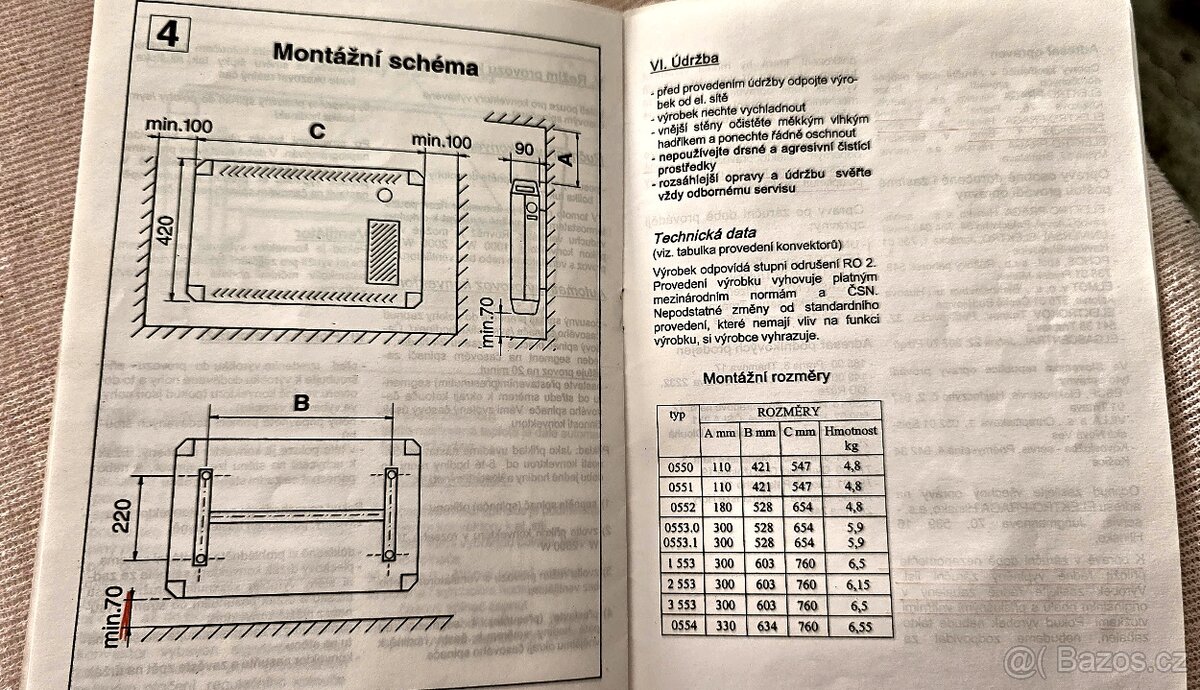 Elektrický přímotop ETA 3553 (2000 W, časovač + ventilátor) - 10