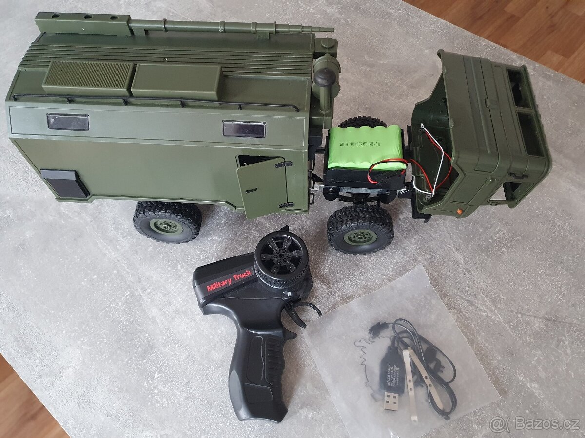 RC Military Truck GAZ 1/16 4WD zelený - 10