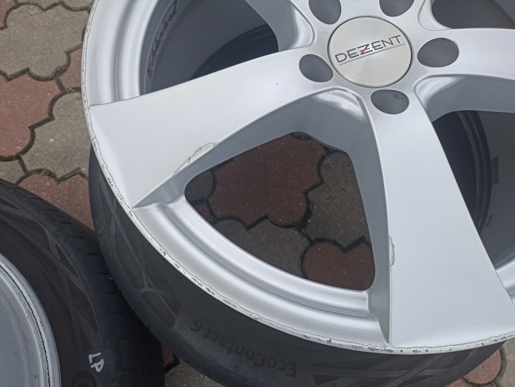 Alu kola 8x18, ET43, 5x112, s pneu 245/45 R18 96W. - 10