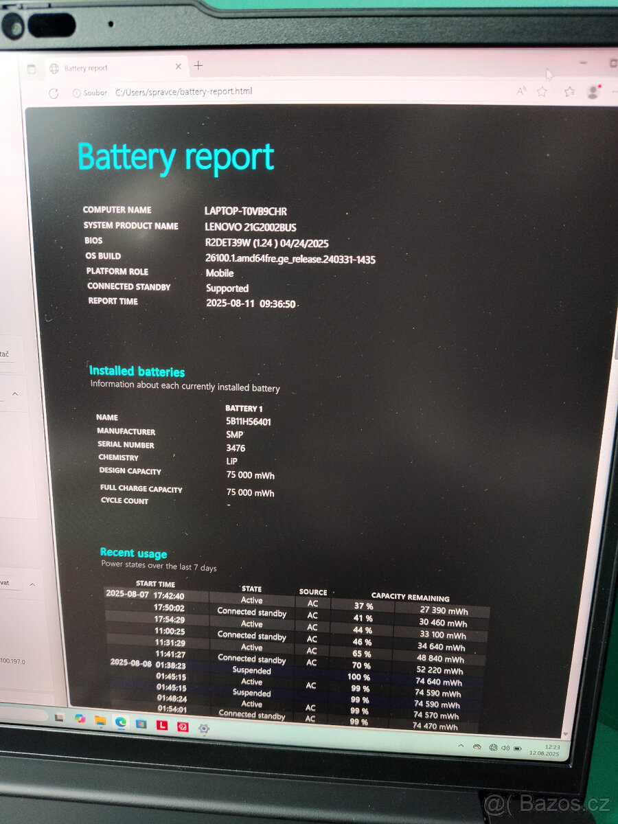 Lenovo Thinkpad p14s g5 u7-155H 32G√1T√3K@430NIT√RTX√2rz√DPH - 10