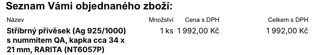 Stříbrný přívěsek s nummitem - 10