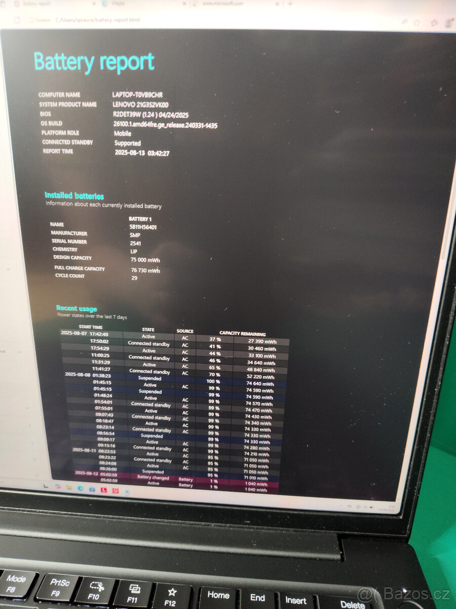 Lenovo Thinkpad p14s g5 u7-165H 32G√1T√3K@350NIT√RTX√2rz√DPH - 10