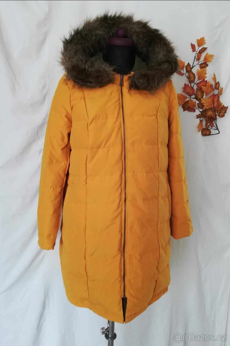 Péřová zimní oboustranná parka nová vel.38/40 - 10