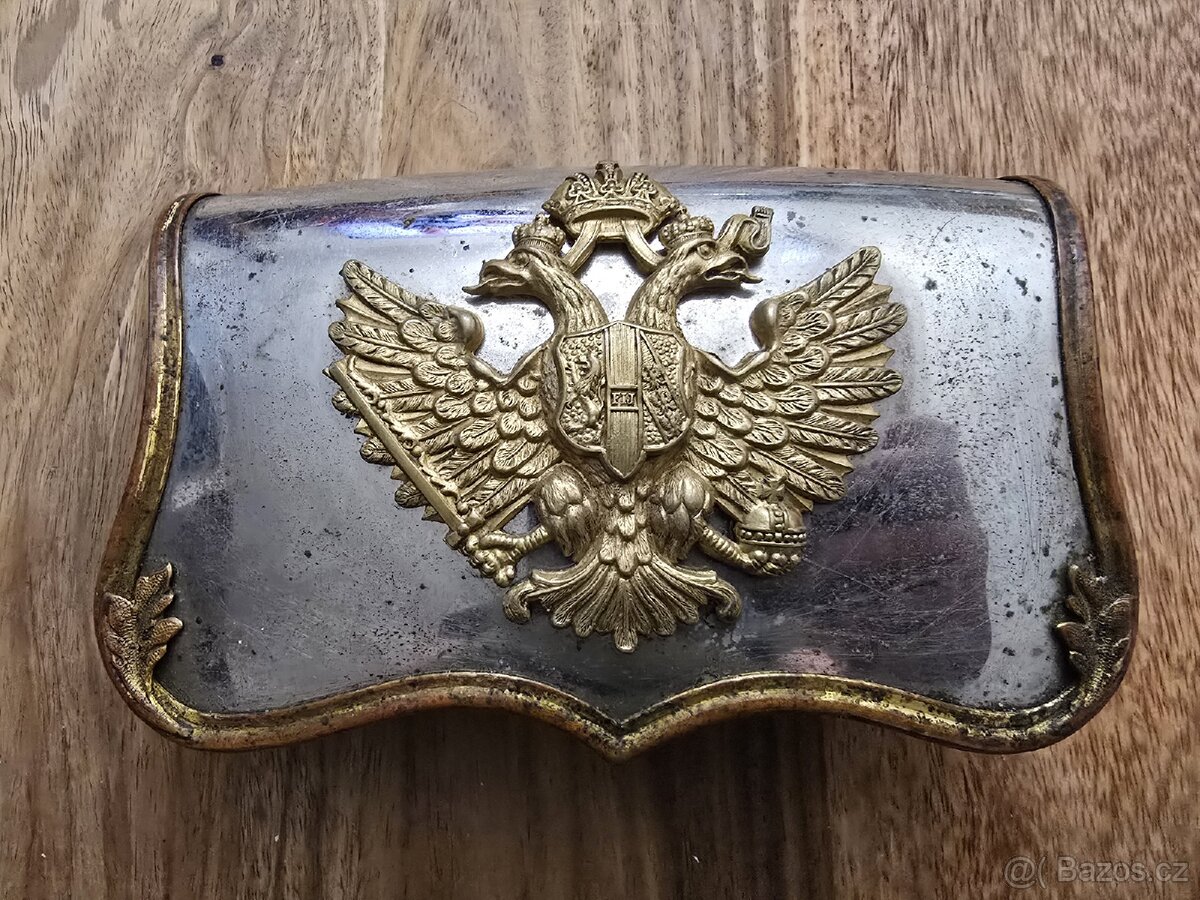 KRÁSNÁ STARÁ PATRONTAŠKA/ KARTUŠE NA NÁBOJEM RU - 10