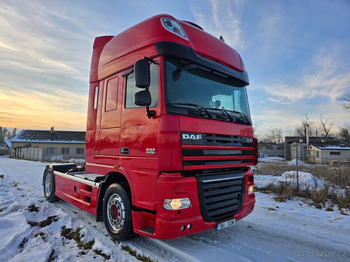 TAHAČ DAF XF 105.510 SSC AUTOMAT + HYDRAULIKA + RETARDER - 10