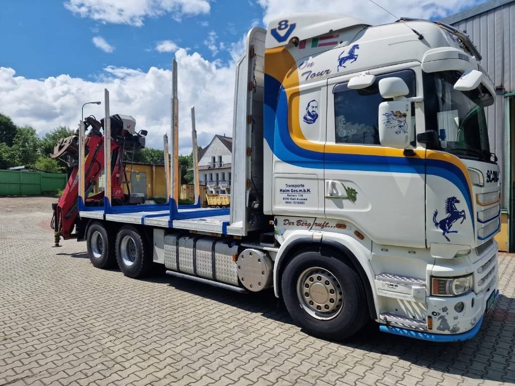 Scania R 560 do drewna do lasu lesovoz - 10