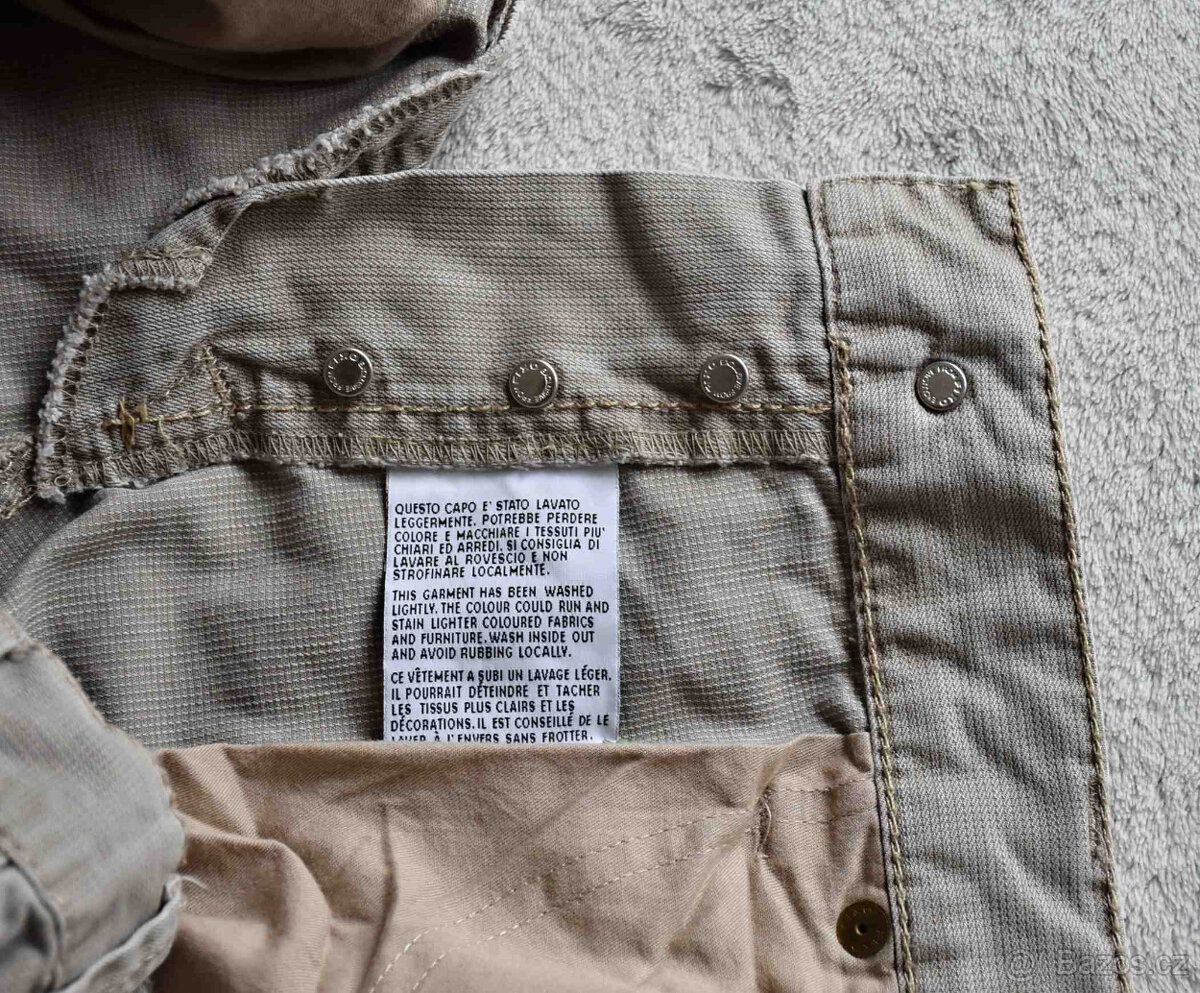 Béžové slim kalhoty Benetton a zateplené Betty Barclay S - 10