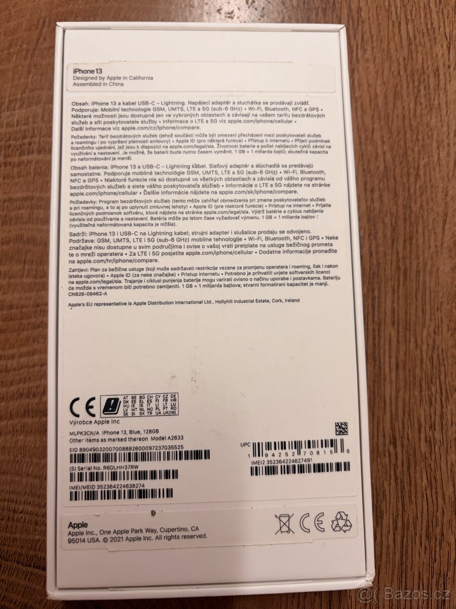 Apple iPhone 13 128Gb modrý - 10