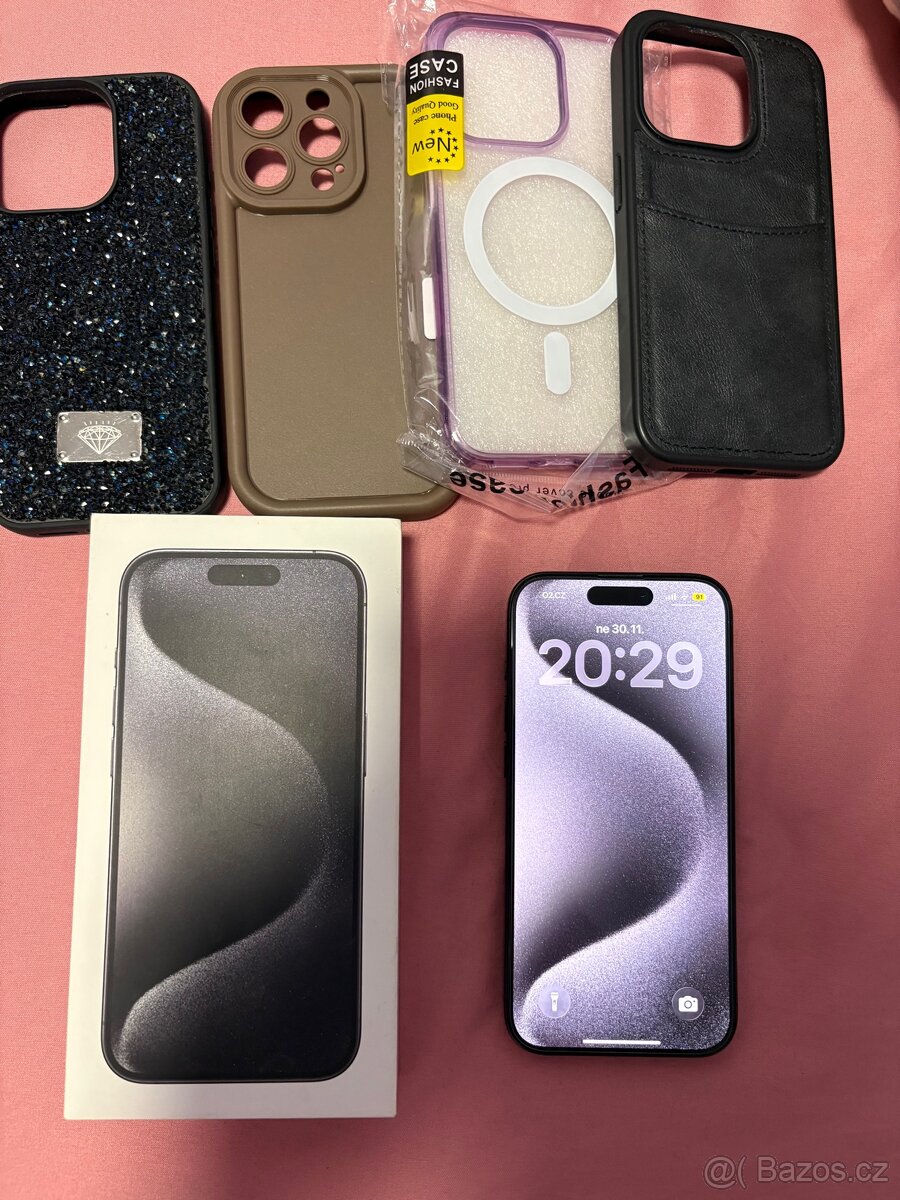 iPhone 15 Pro 128GB – Black Titanium – TOP STAV - 10