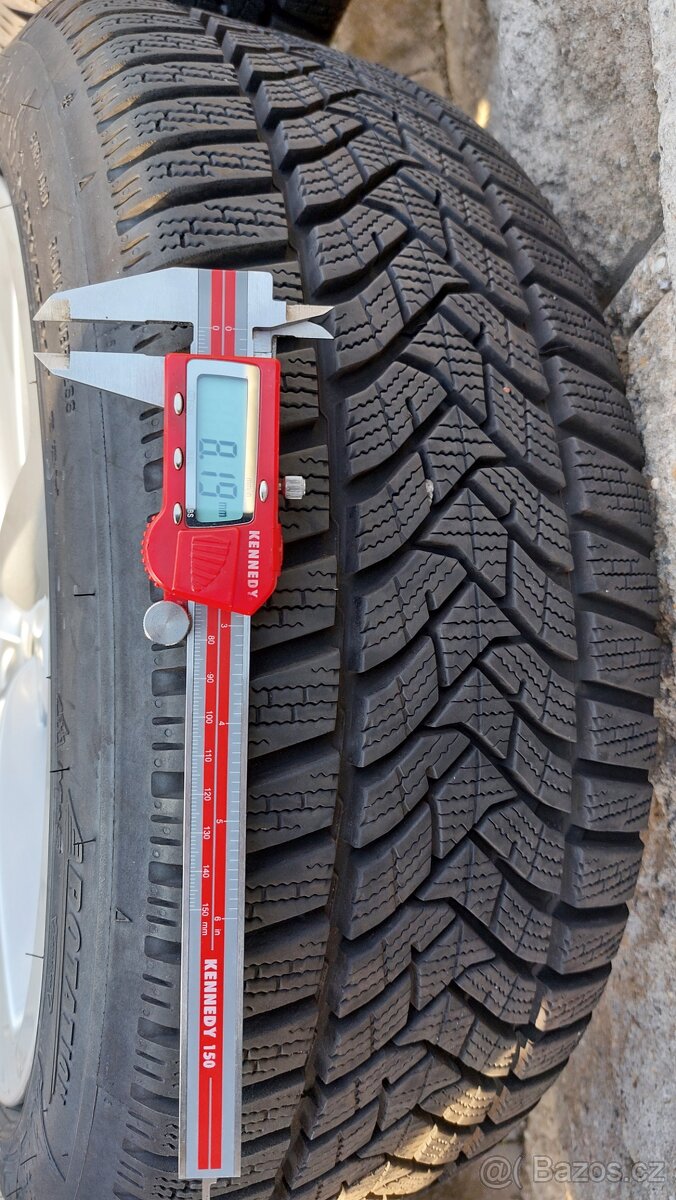 Alu sadu 5x112 r17 Seat Cupra zimní pneu - 10