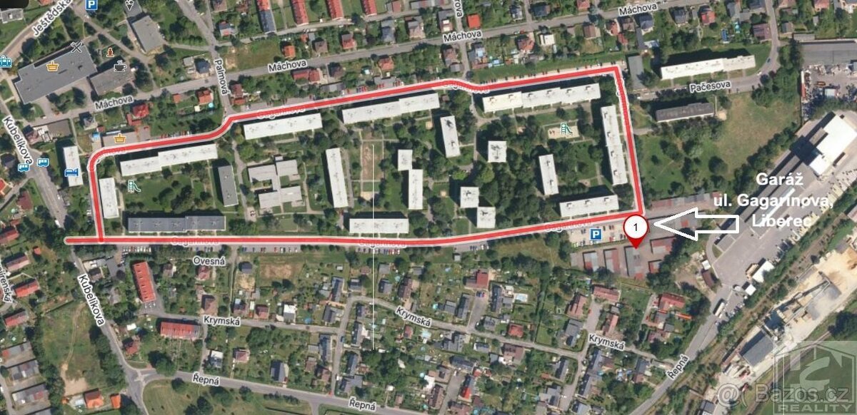 Prodej družstevní garáže Liberec, ul. Gagarinova, - 10