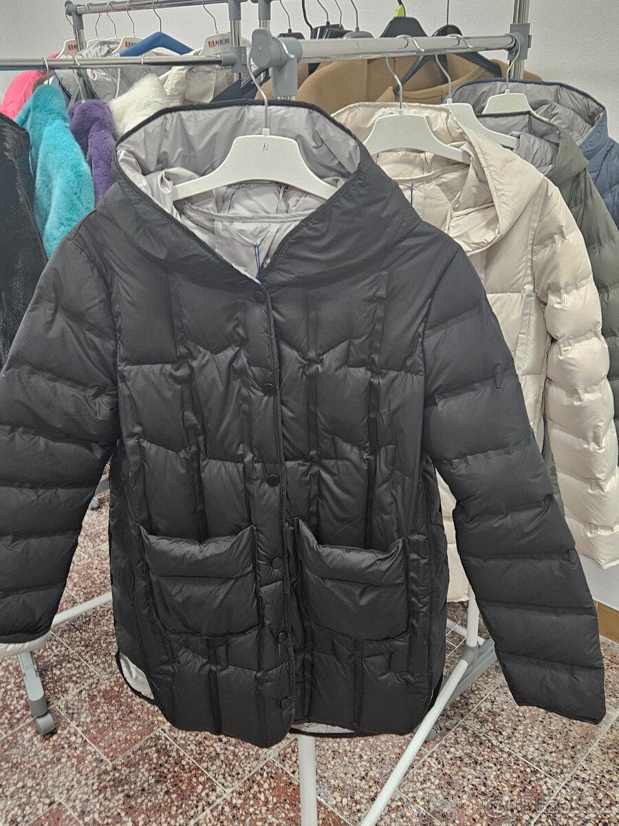 Lehký perový kabat , nový - 10