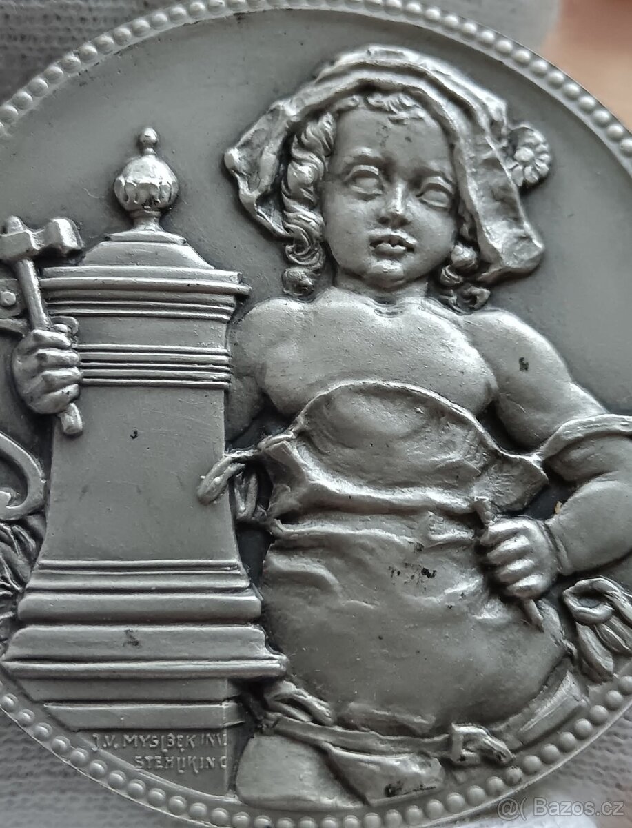 Stříbrná medaile Obchodní a Živnostenská Komora v Praze orig - 10
