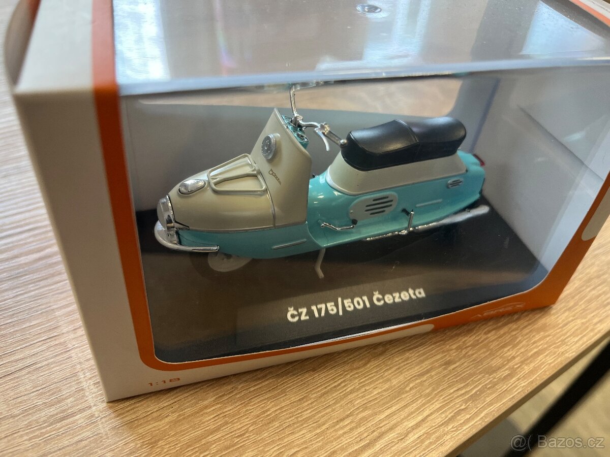 Modely motorek JAVA A ČZ 1:18 - 10