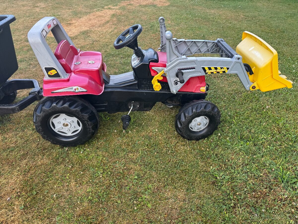 Šlapací trakror Rolly Toys X Trac s valníkem - 10