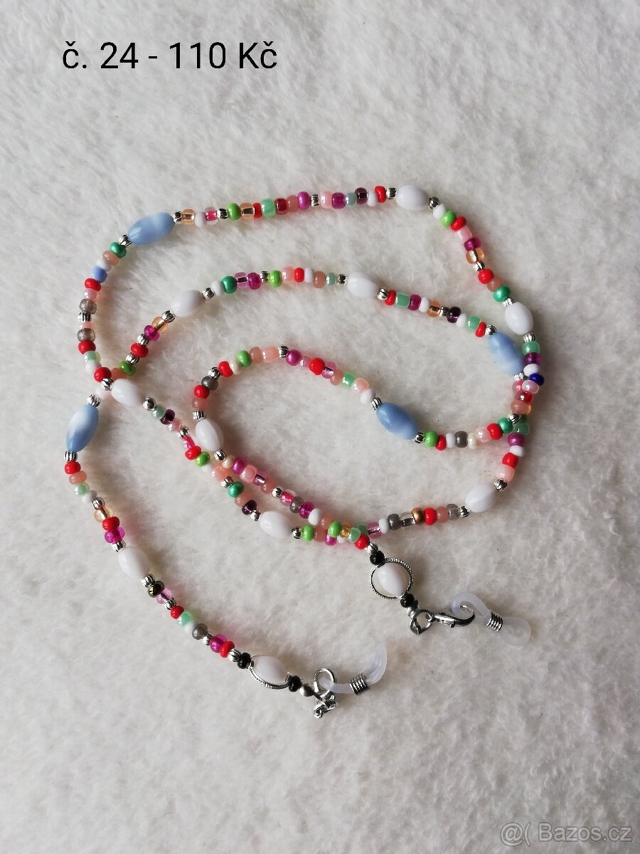 Korálky na roušky a brýle - 10