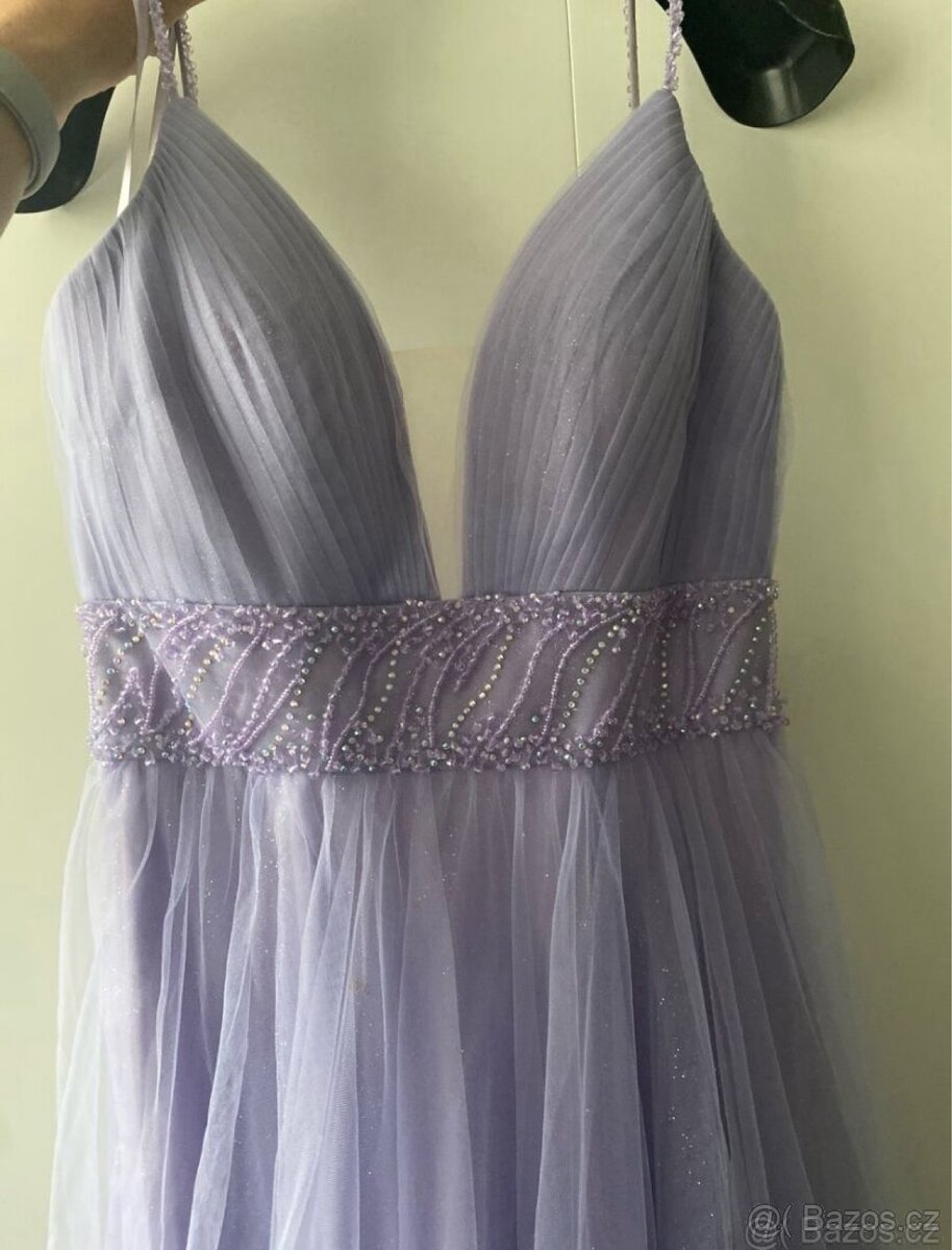 Světle fialové šaty - 10