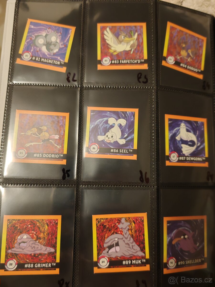 Pokémon album stickers - 10