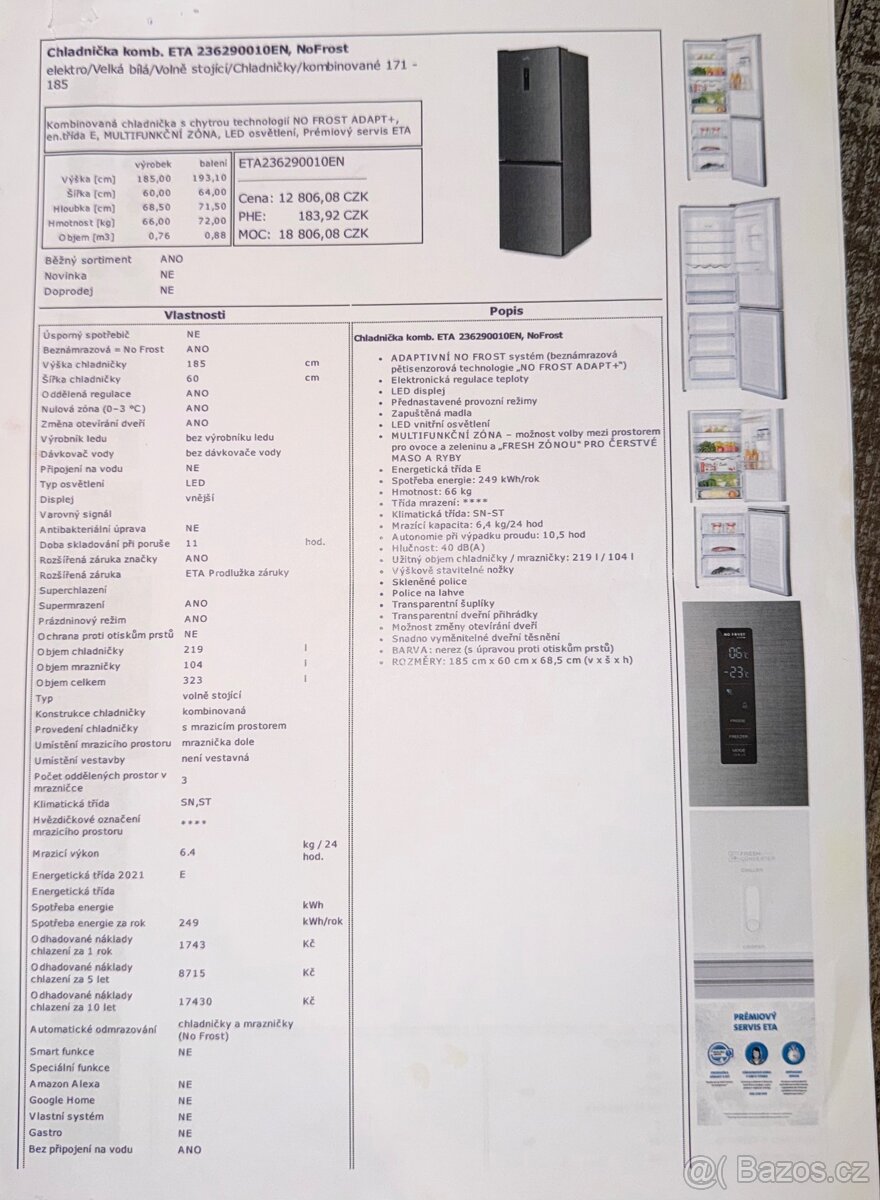 Lednice v záruce - 10