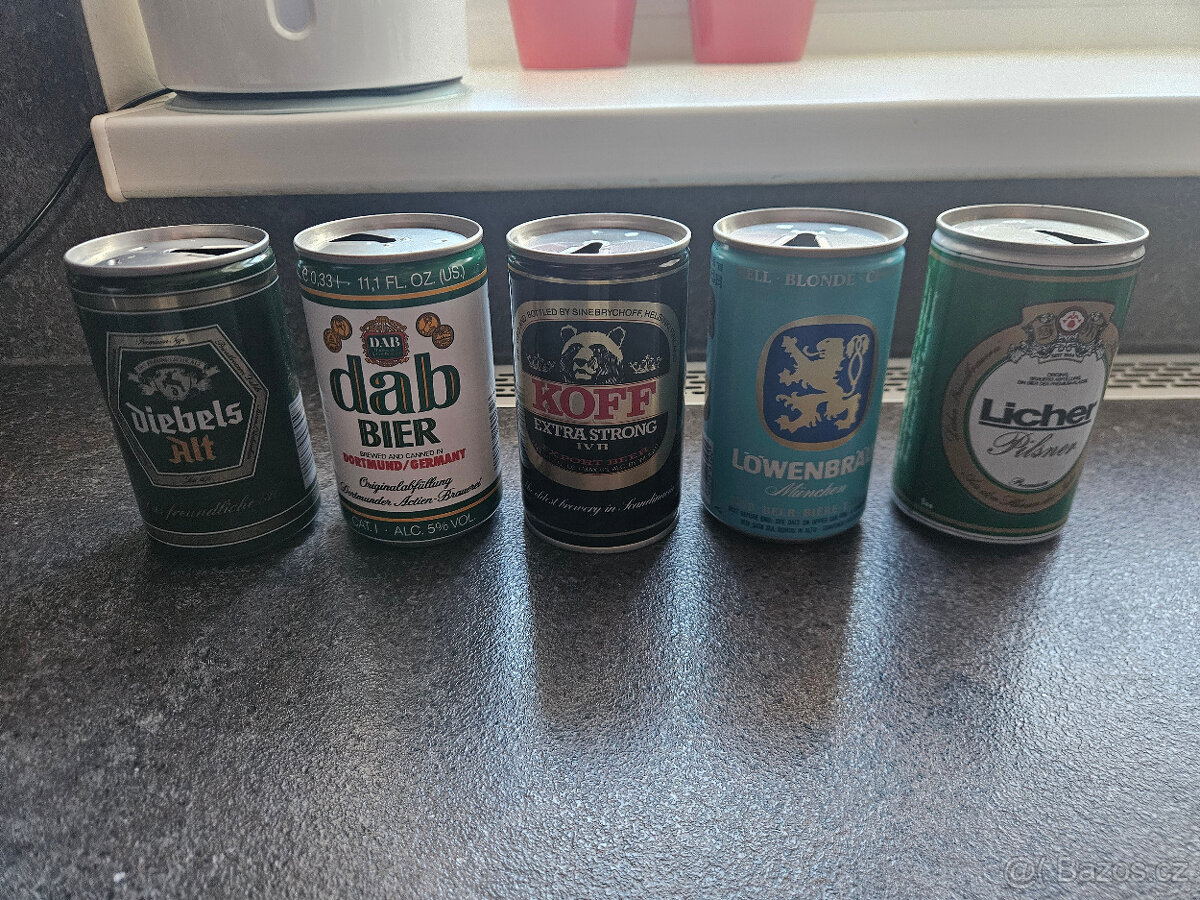 Staré plechovky od PIV, COLA,PEPSI - 10