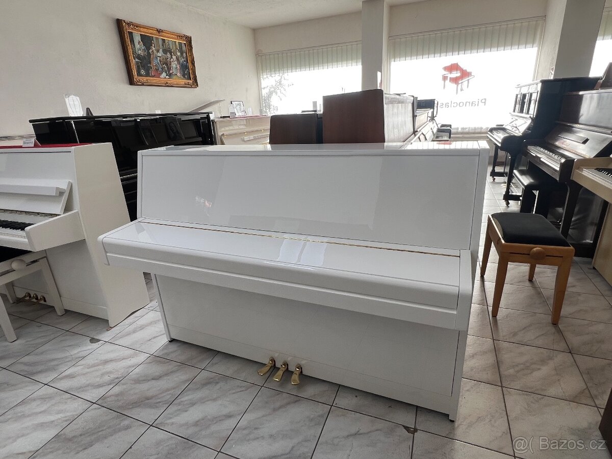 Bílé akustické pianino Yamaha se zárukou 5 let, doprava - 10