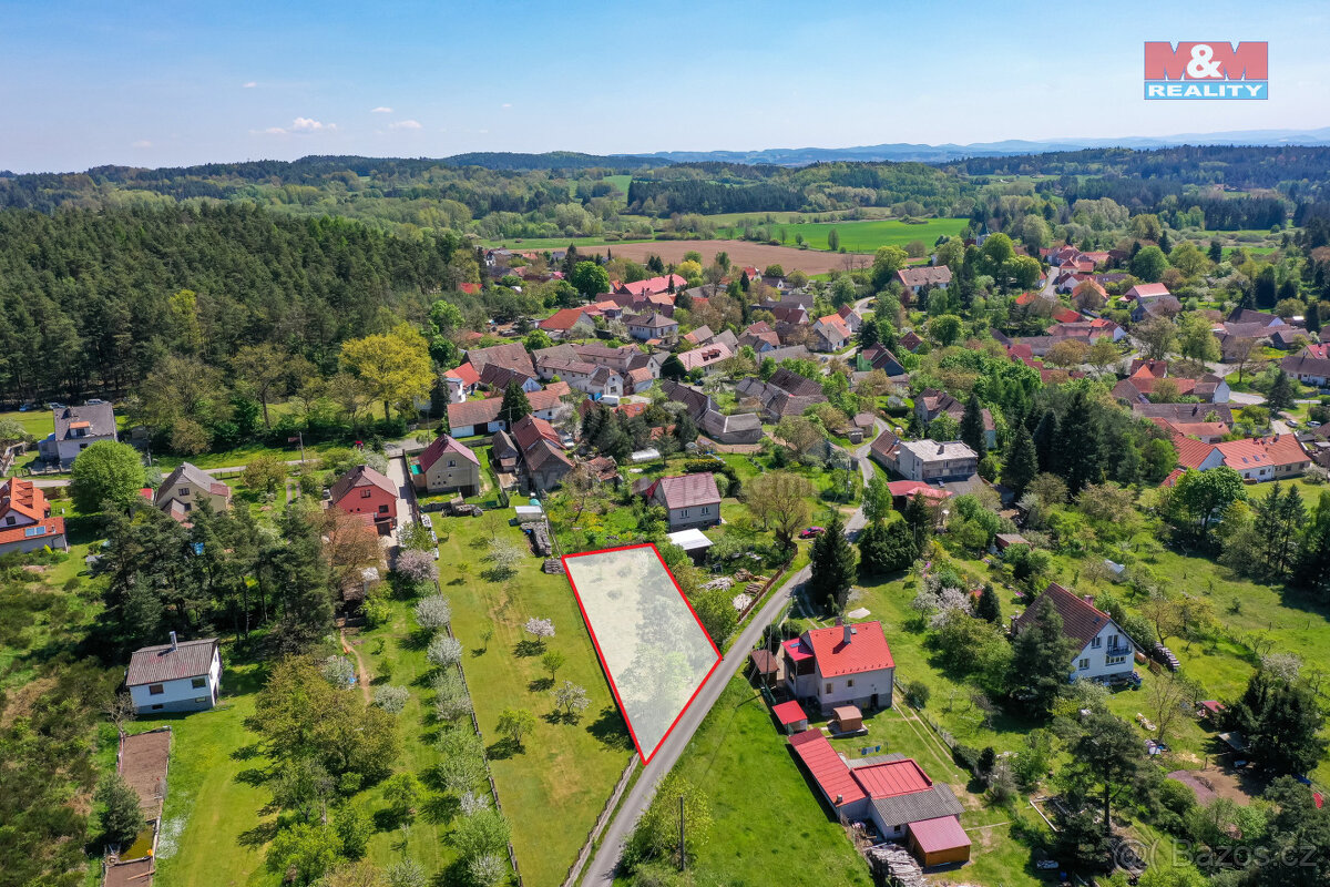 Prodej pozemku k bydlení, 745 m², Kvášňovice - 10