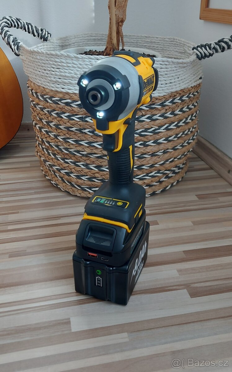 Redukce-adaprér, nářadí DeWALT na Aku Makita 18V,TOP. - 10