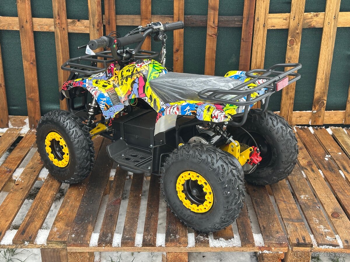 Elektro ATV Čtyřkolka 1200W 48V kola 6” AE006-7 - 10
