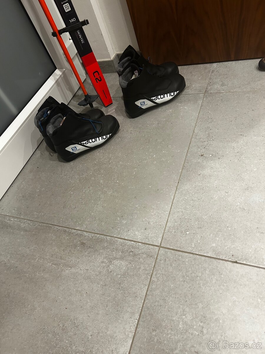 Dětské běžky set Atomic 140cm s tulením pásem - 10