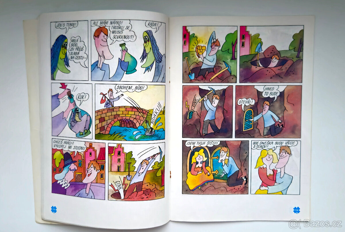 Čtyřlístek č. 130 - Ostrov delfínů - Original - NELUŠTĚNÝ - 10