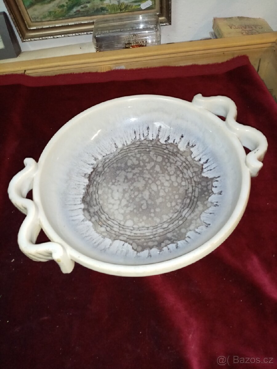 Starožitná mísa kamenina - 10
