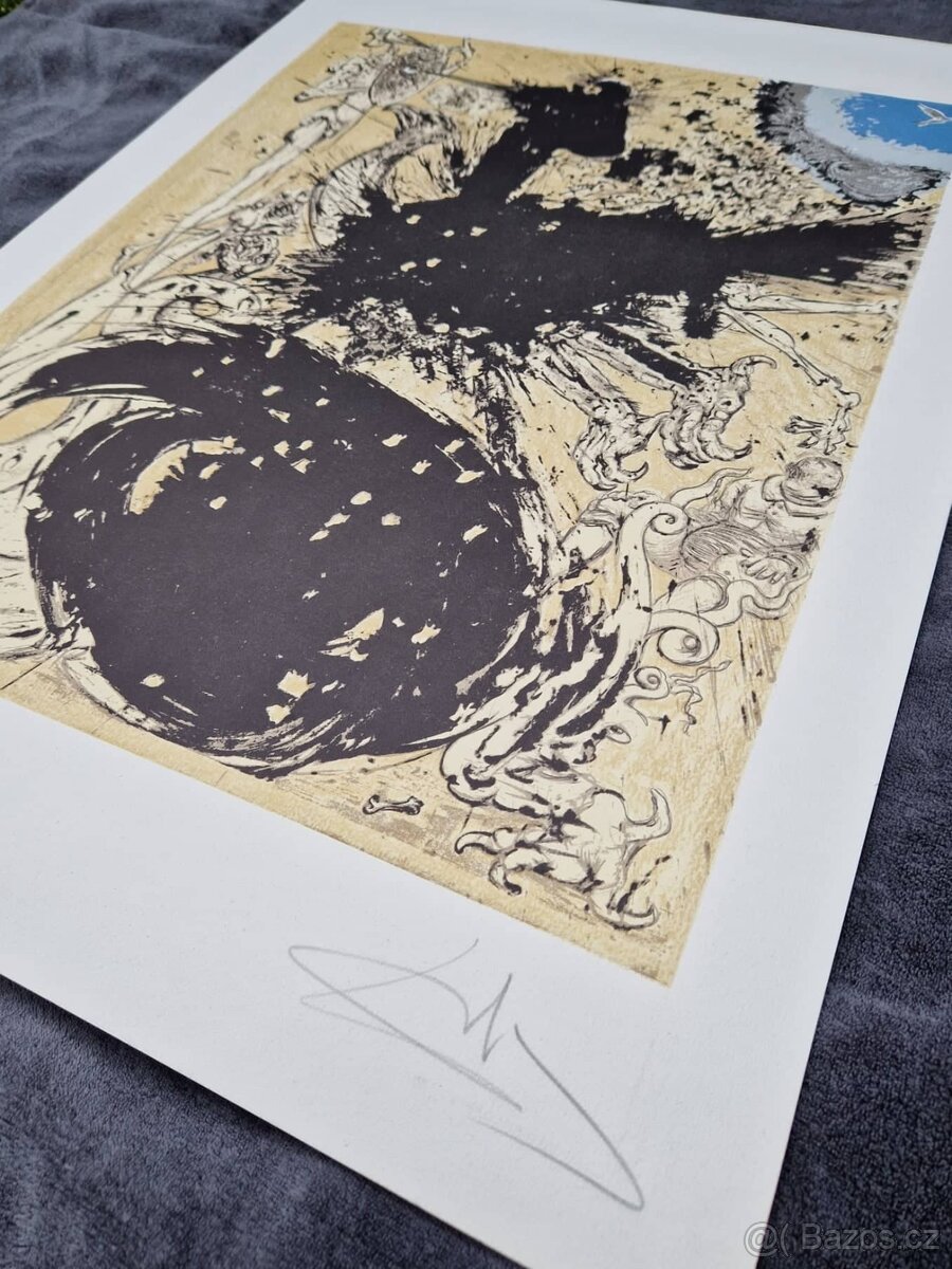 Salvador Dali - Chimera of Chimeras (podpísané Dalim) Litho. - 10