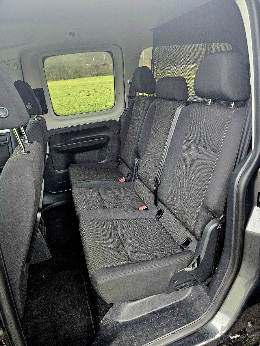 Vw caddy Maxi 2,0 tdi 110kw rok 2018 5ti místné - 10